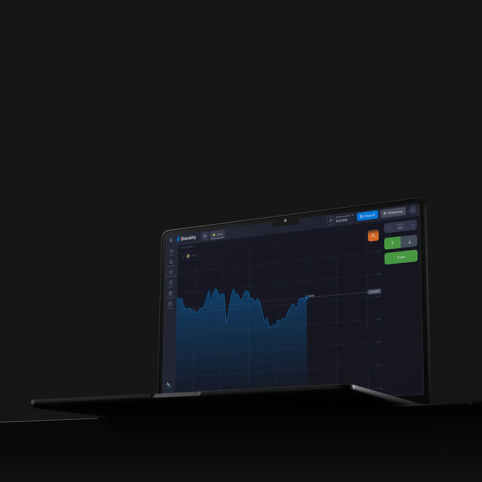Stockity web platform